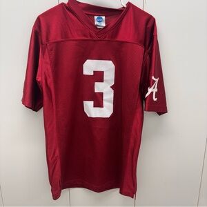 Alabama Crimson Tide NCAA Football Jersey #3 Red Mesh Mens Small